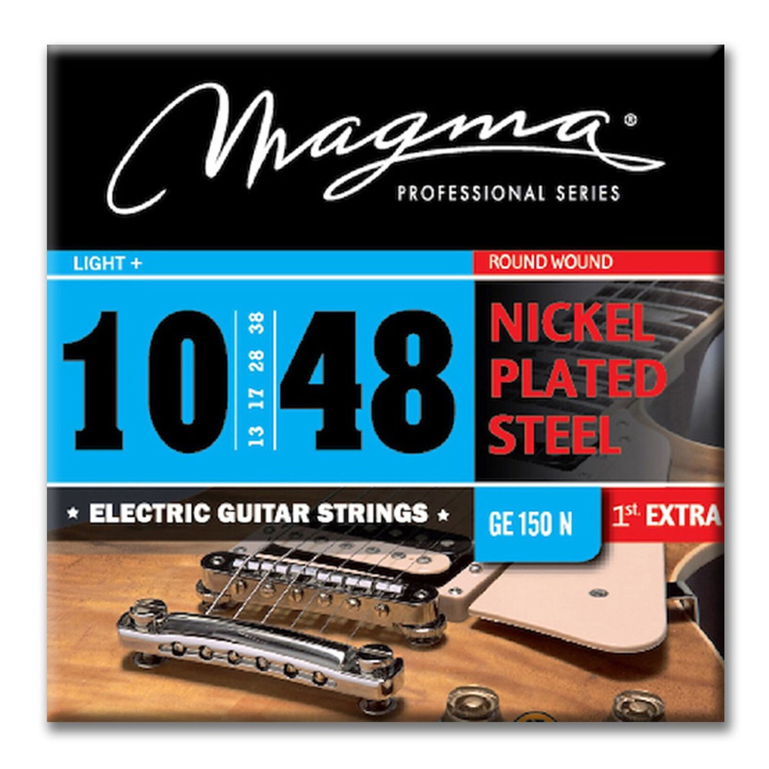 Set Cuerdas Guitarra El&eacute;ctrica Ge150n Magma image number 0.0
