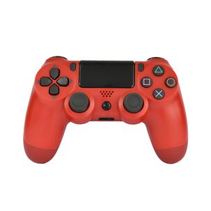 Control Joystick Inal&aacute;mbrico Doble Shock P4 Rojo Levo