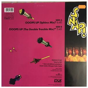 Snap! - Ooops Up | 12" Maxi Single Usado