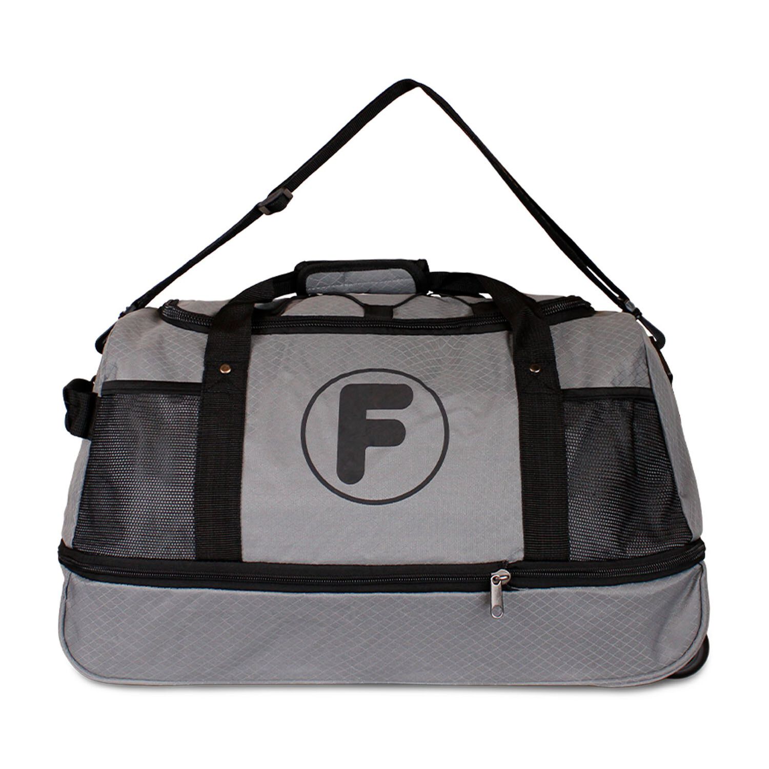 Bolso Mochila Con Ruedas Goliat Gris + Candado Fila image number 4.0