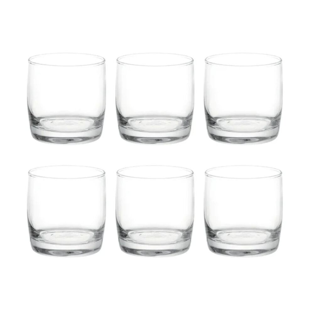 Set 6 Vasos Monterrey Transparente Cortos Cristar 296 Ml image number 0.0