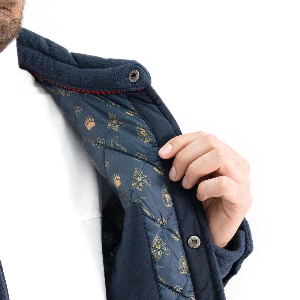 Chaqueta Polar Quebec Grizzly Azul image number 6.0