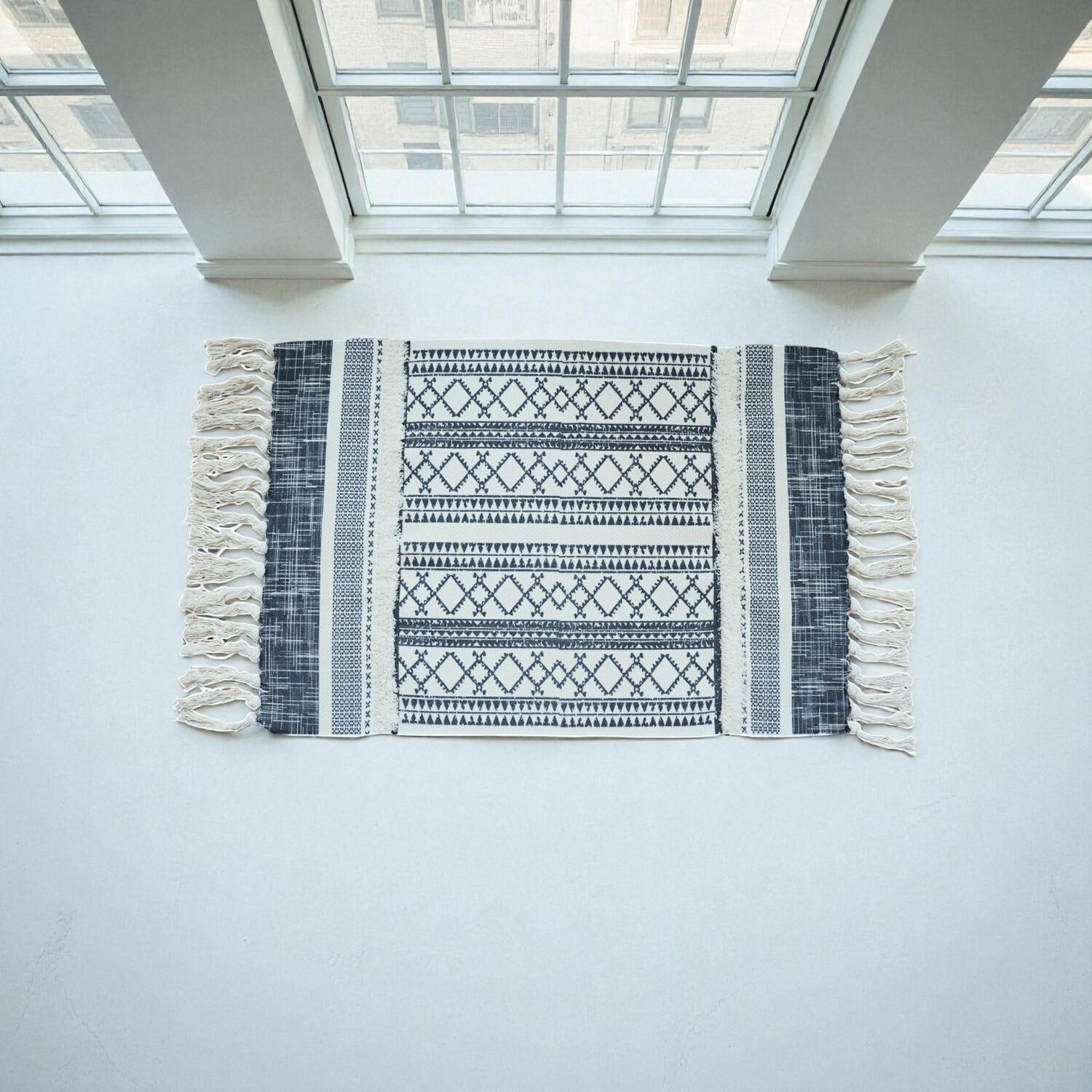 Bajada De Cama Bordada Kilim De Estilo Etnico 60x90cm Md70 image number 3.0
