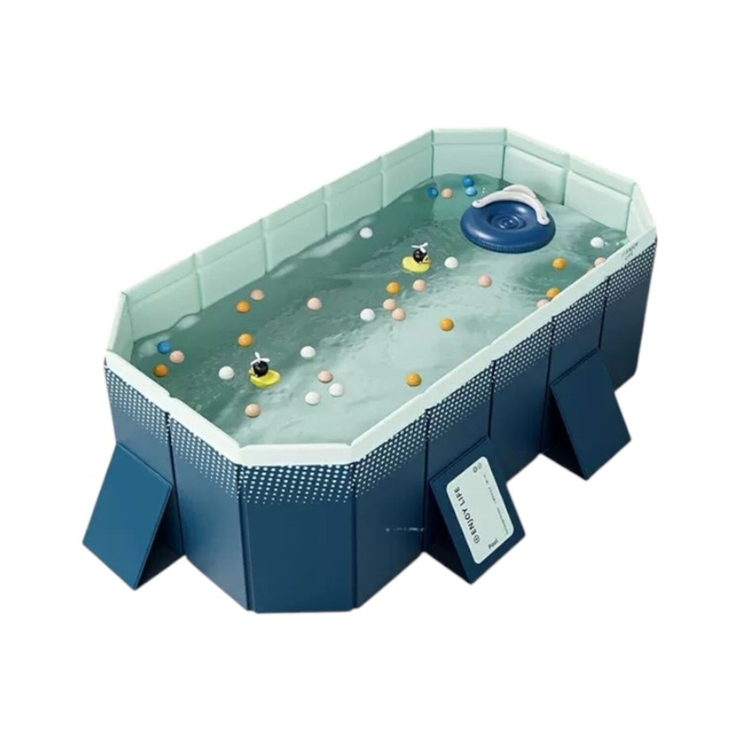 Piscina Plegable No Requiere Inflado 210cm Ni&ntilde;os Lubabycas image number 0.0