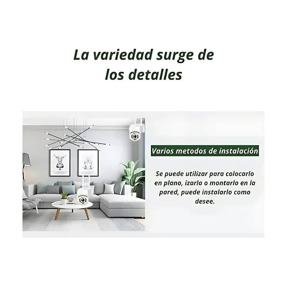 Camara Ptz Seguridad Smart Hd Wi-fi 360 Exterior Interior image number 6.0