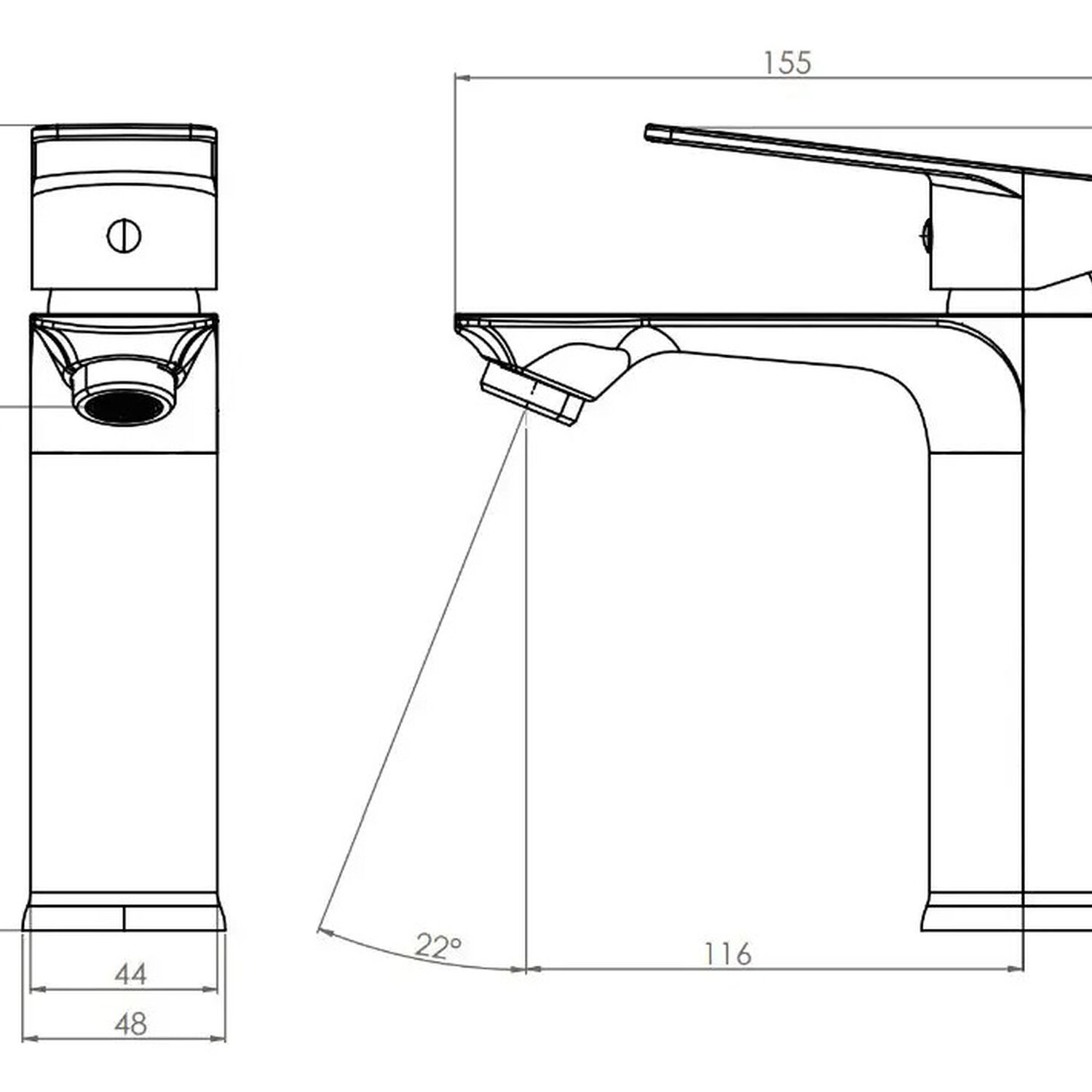 Monomando Llave Grifo Lavatorio Modelo Queens Marca Pmb image number 5.0