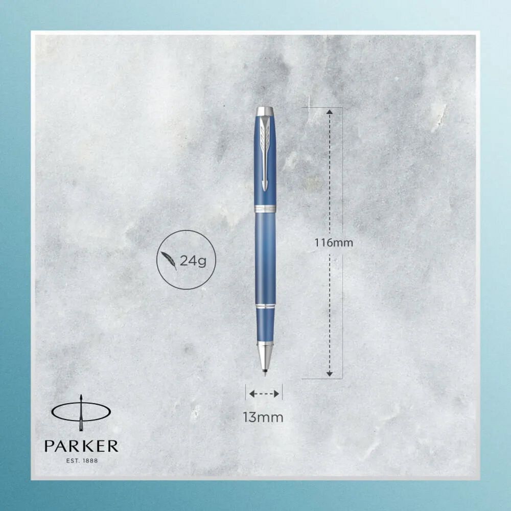 Bol&iacute;grafo Rollerball Parker Im Writing Rituals Azul Tin Neg image number 7.0