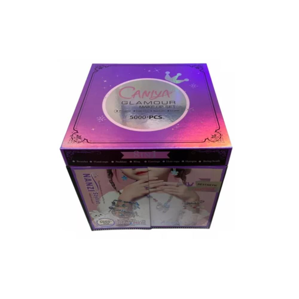 Kit Para Crear Pulseras Armar Collares Anillos Niñas 5000pcs image number 5.0