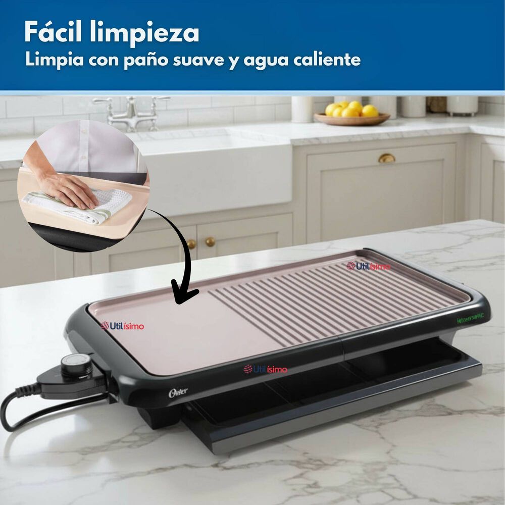 Parrilla El&eacute;ctrica Oster Bioceramic Ckstgr5085 image number 5.0