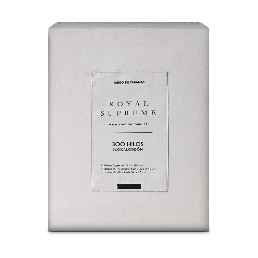 Juego De Sábanas Royal Supreme Pearl / 2 Plazas / 300 Hilos image number 3.0