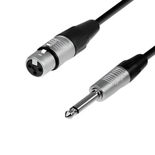 Cable De Audio Xlr Hembra A Jack 6,3mm Macho Profesional 10mt