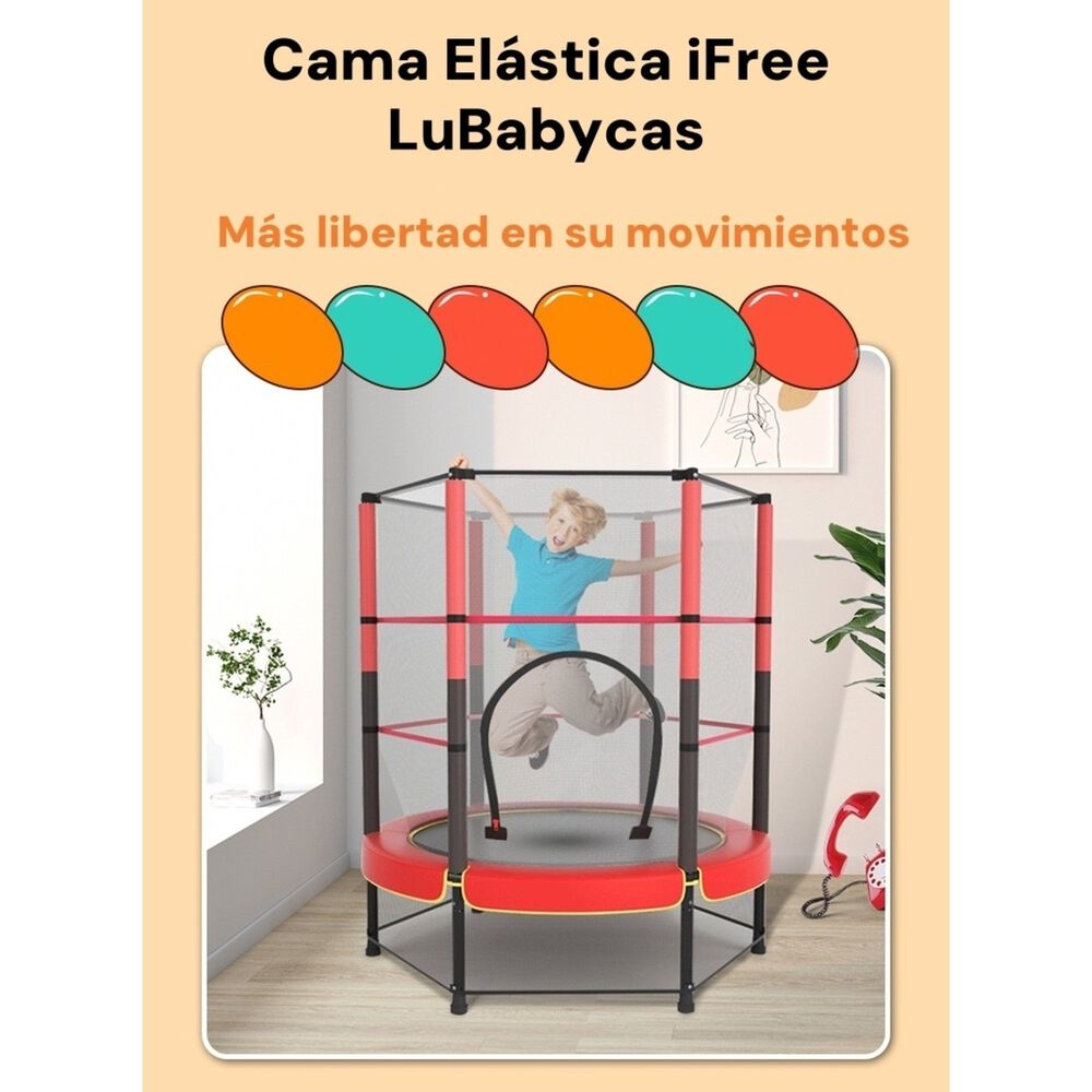 Cama El&aacute;stica Dise&ntilde;o Alto 140cm Ifree Roasda Lubabycas image number 7.0