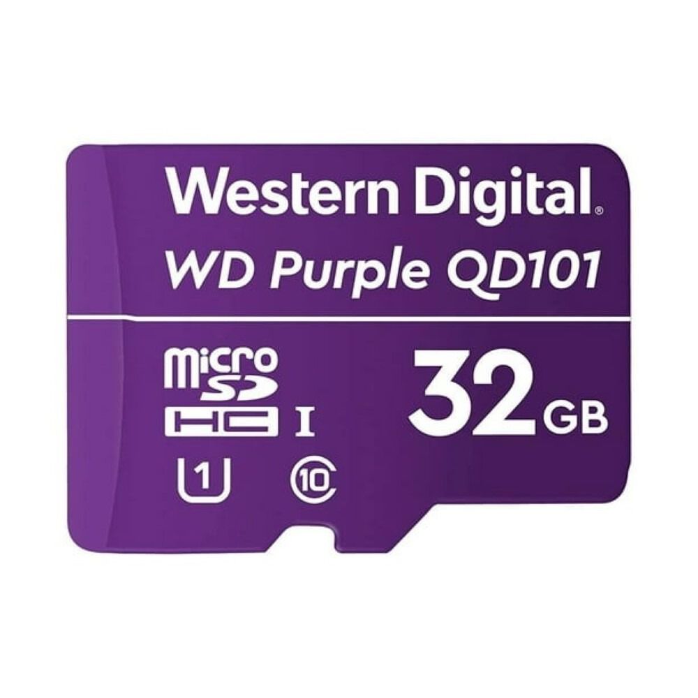 Memoria Microsd 32gb Wd Purple Sdhc Clase 10 4k 100mb/s image number 0.0