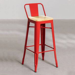 Pack 4 Taburetes Tolix Madera Clara (66cm)