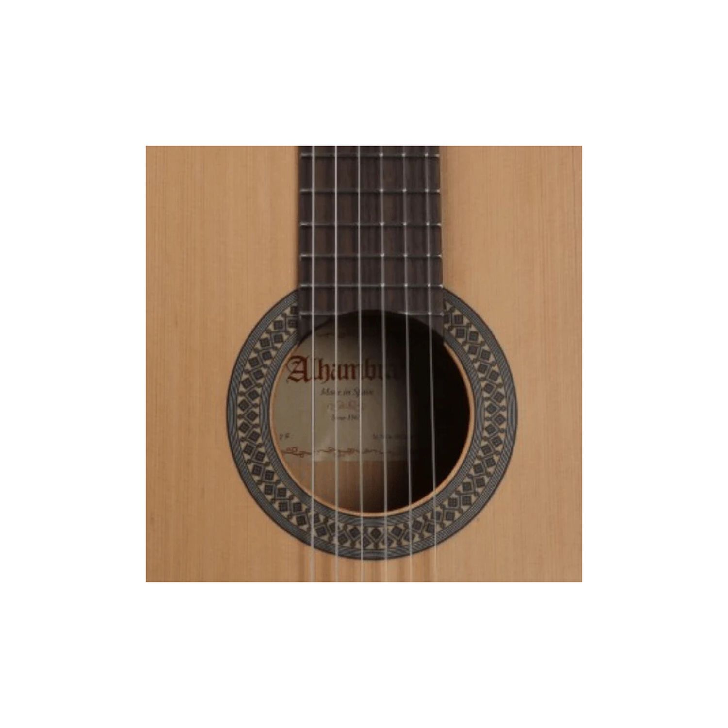 Guitarra Cl&aacute;sica 2f C/golpeador+funda 4/4 10 Mm Alhambra image number 2.0