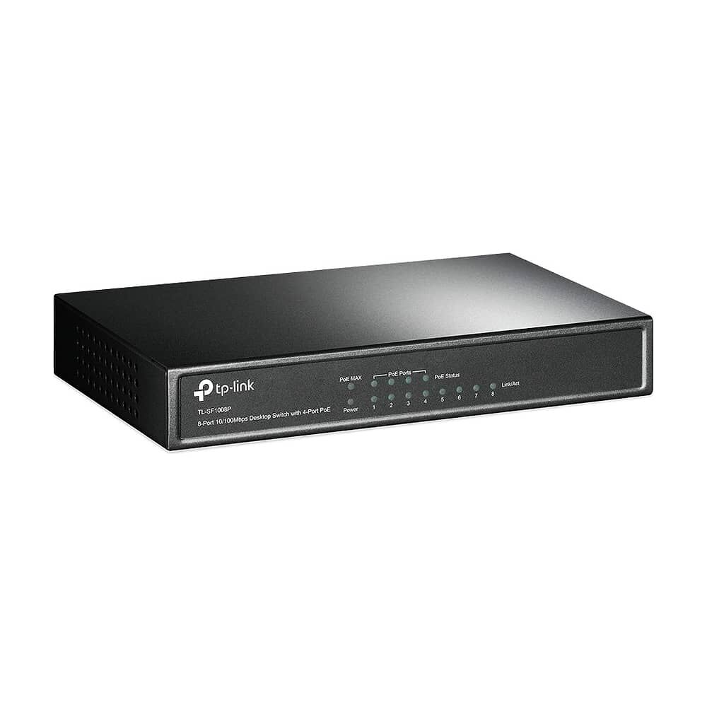 Switch Tp-link Tl-sf1008p 4 Puertos Poe + 4 Puertos Est&aacute;ndar image number 1.0