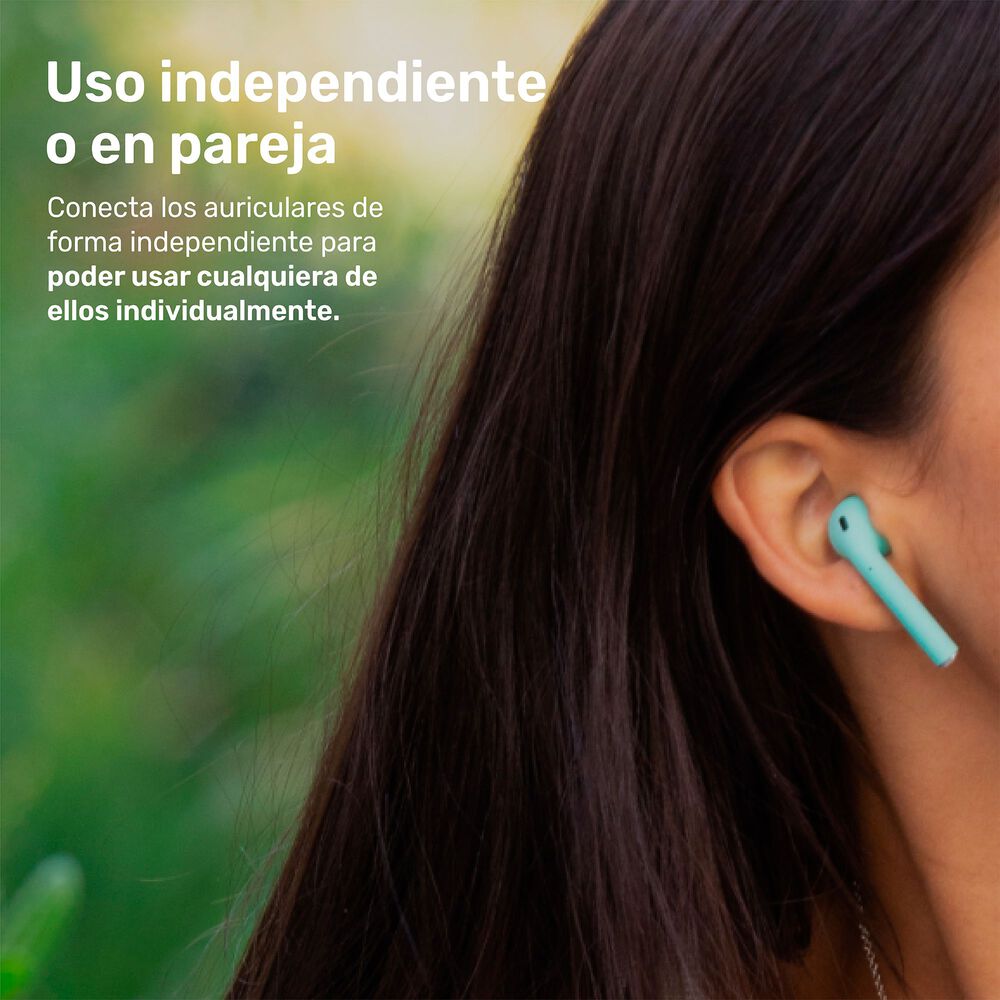 Aud&iacute;fonos Lhotse Bluetooth Inal&aacute;mbrico Rm12 Celeste image number 5.0