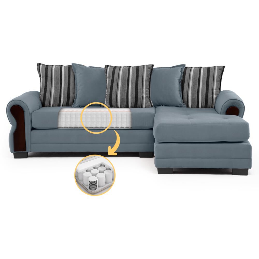 Sofá Seccional Living Factory Arizona Derecho / 4 Cuerpos image number 2.0