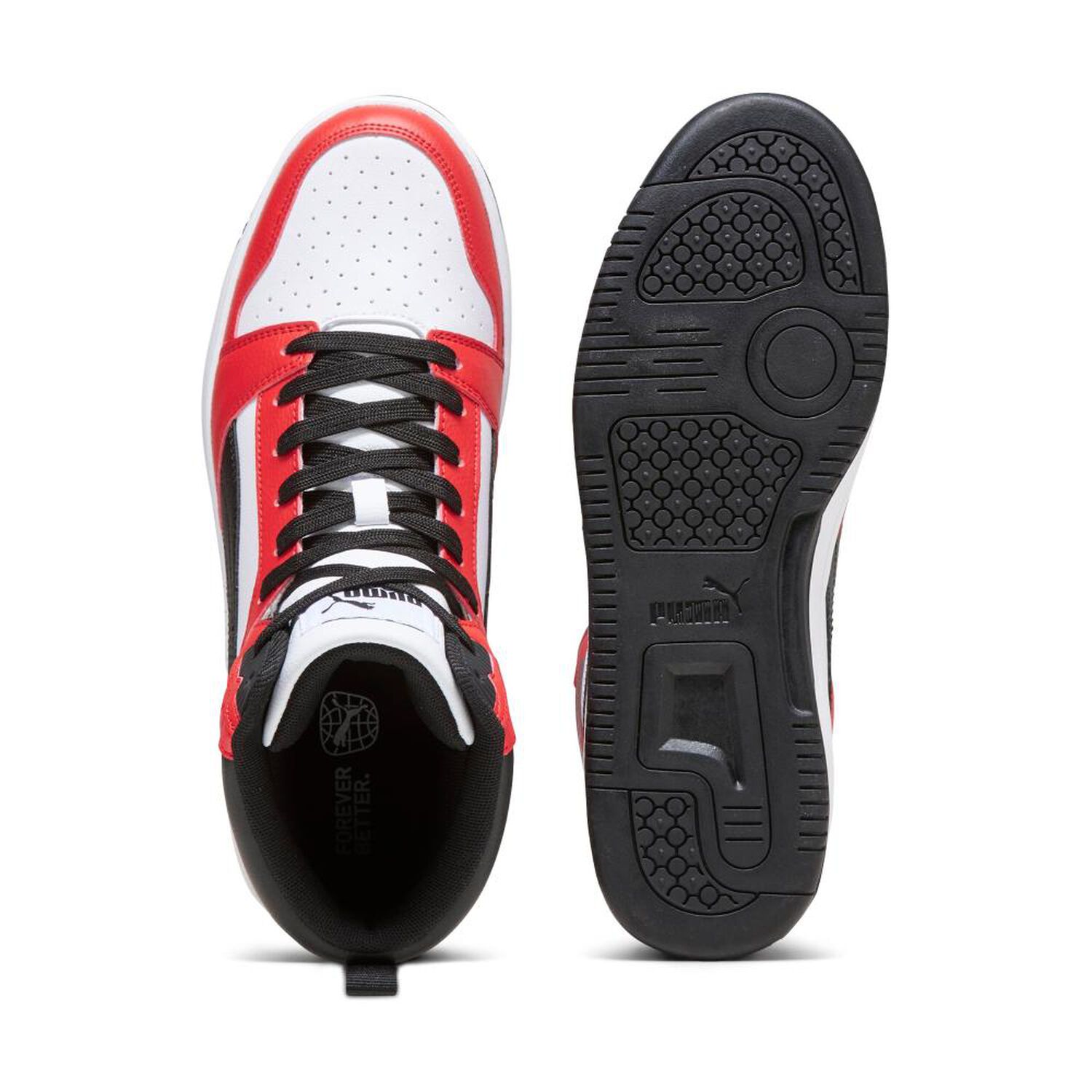 Zapatilla Urbana Hombre Puma Rebound V6 Rojo/blanco image number 1.0