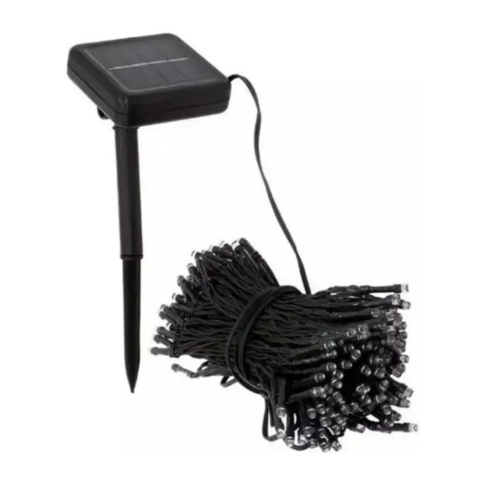 Luces Guirnalda Solar 10 Metros 100 Led Multicolor Navidad image number 2.0