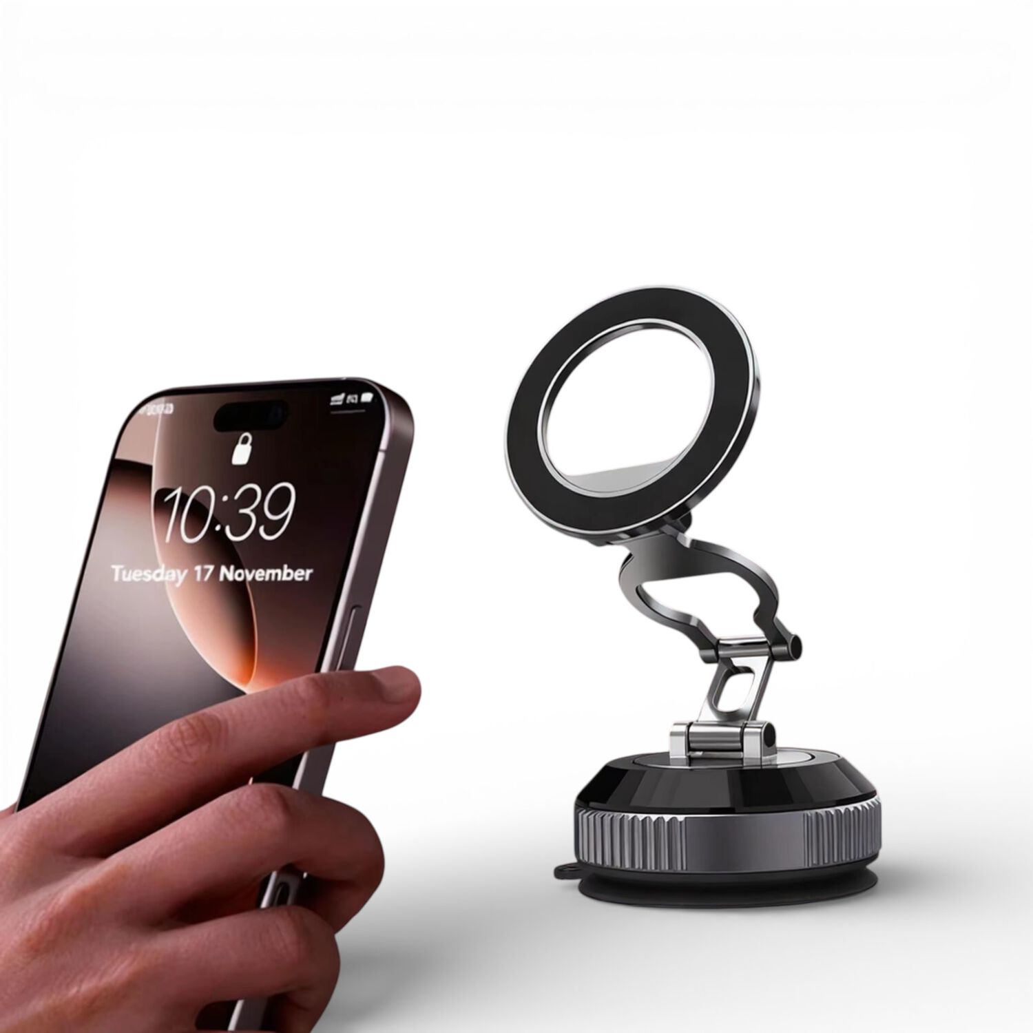 Soporte De Smartphone Magn&eacute;tico Con Articulaci&oacute;n 360&deg;premium image number 2.0