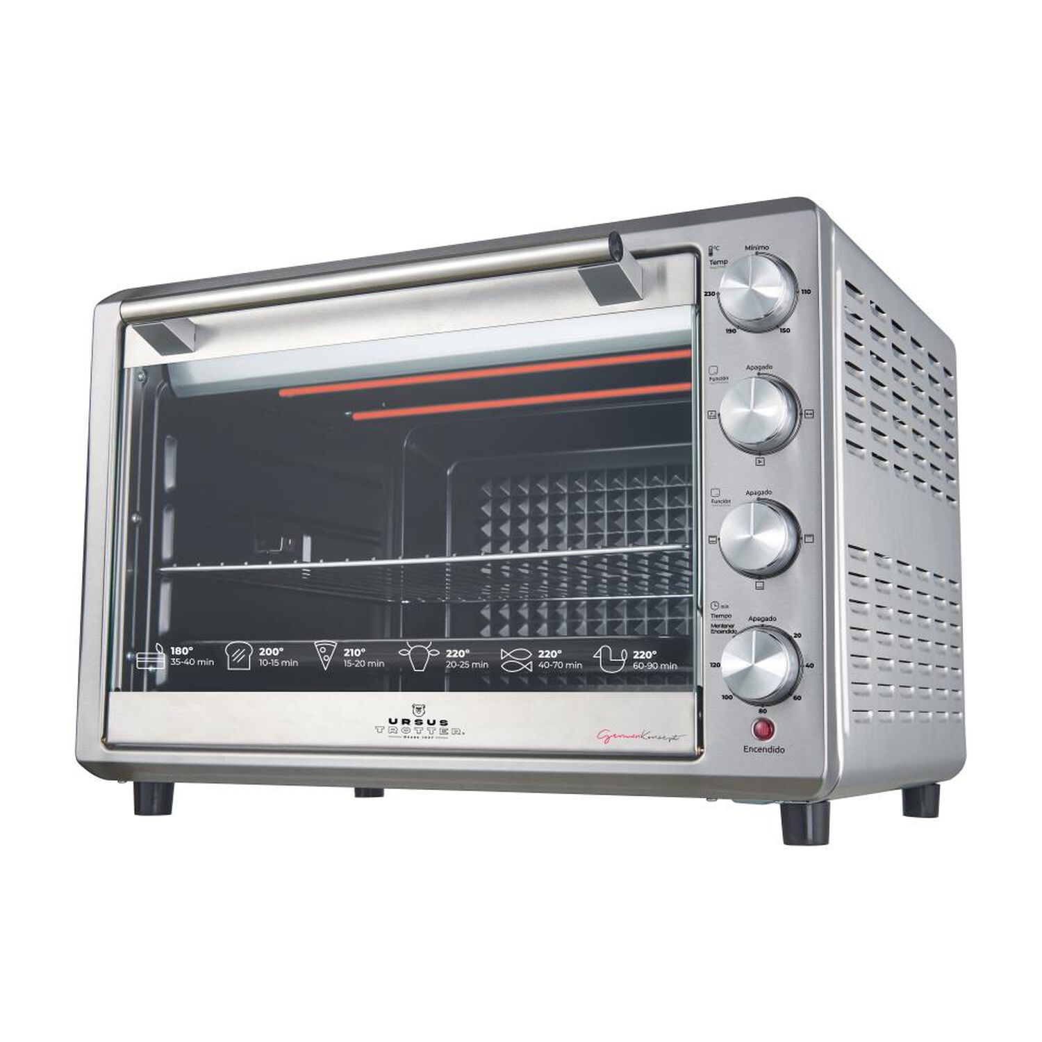 Horno El&eacute;ctrico Ursus Trotter UT-Backofen Pro-i 80l  / 80 Litros / 2200 W image number 0.0