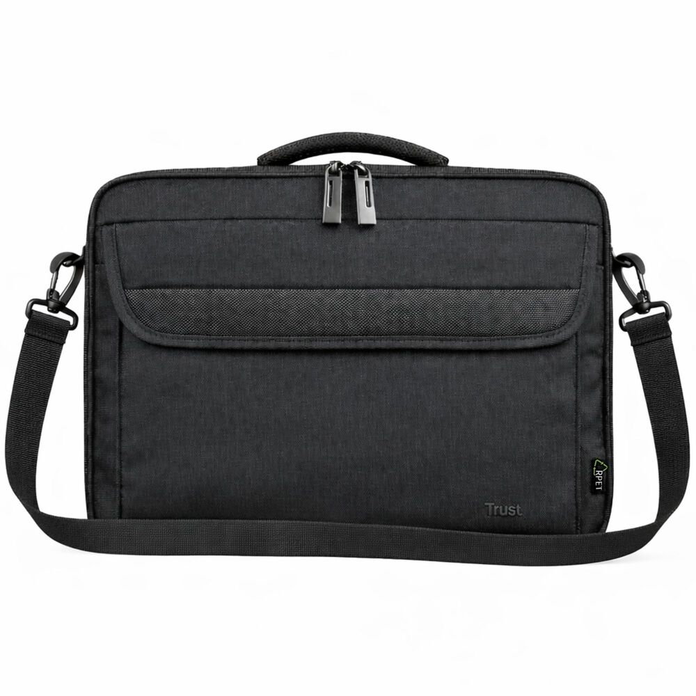 Bolso Notebook Trust Atlanta 16" Con Correa Reinforced Black image number 0.0