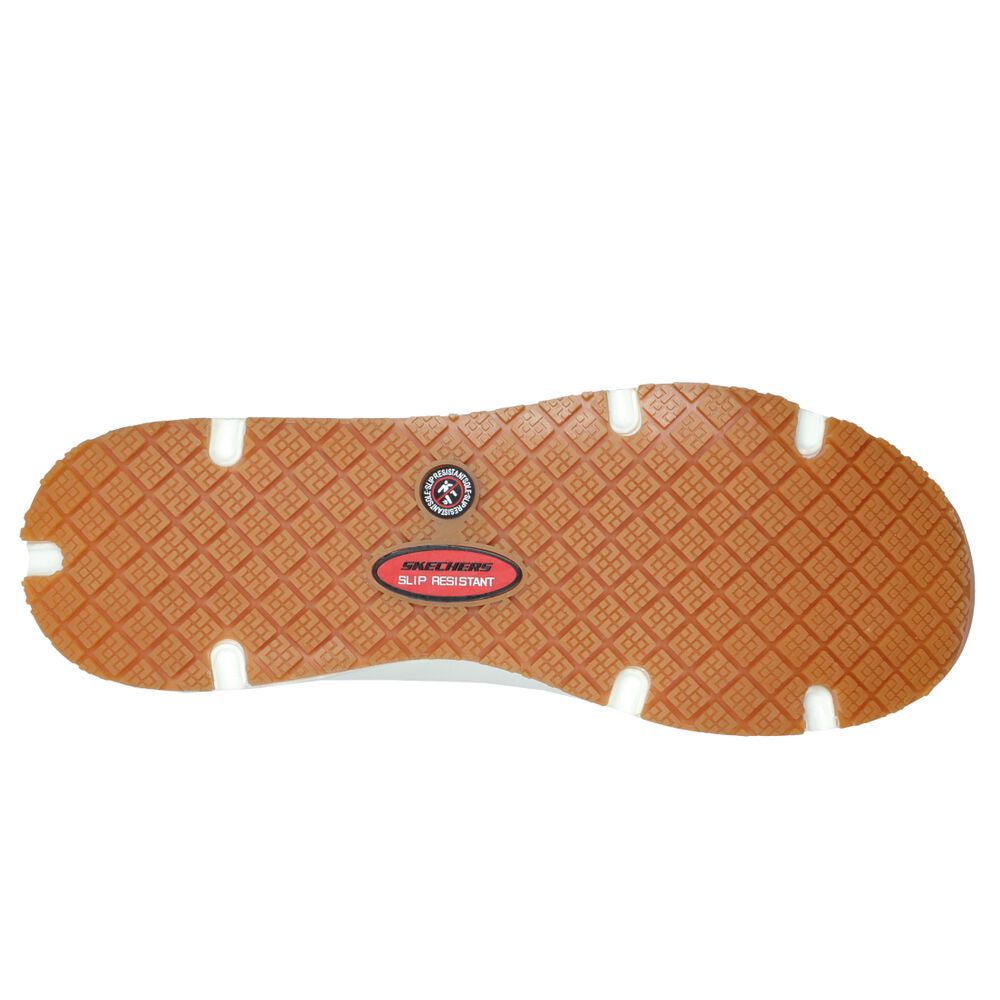 Calzado Ocupacional Skechers Uno Blanco Mujer image number 2.0