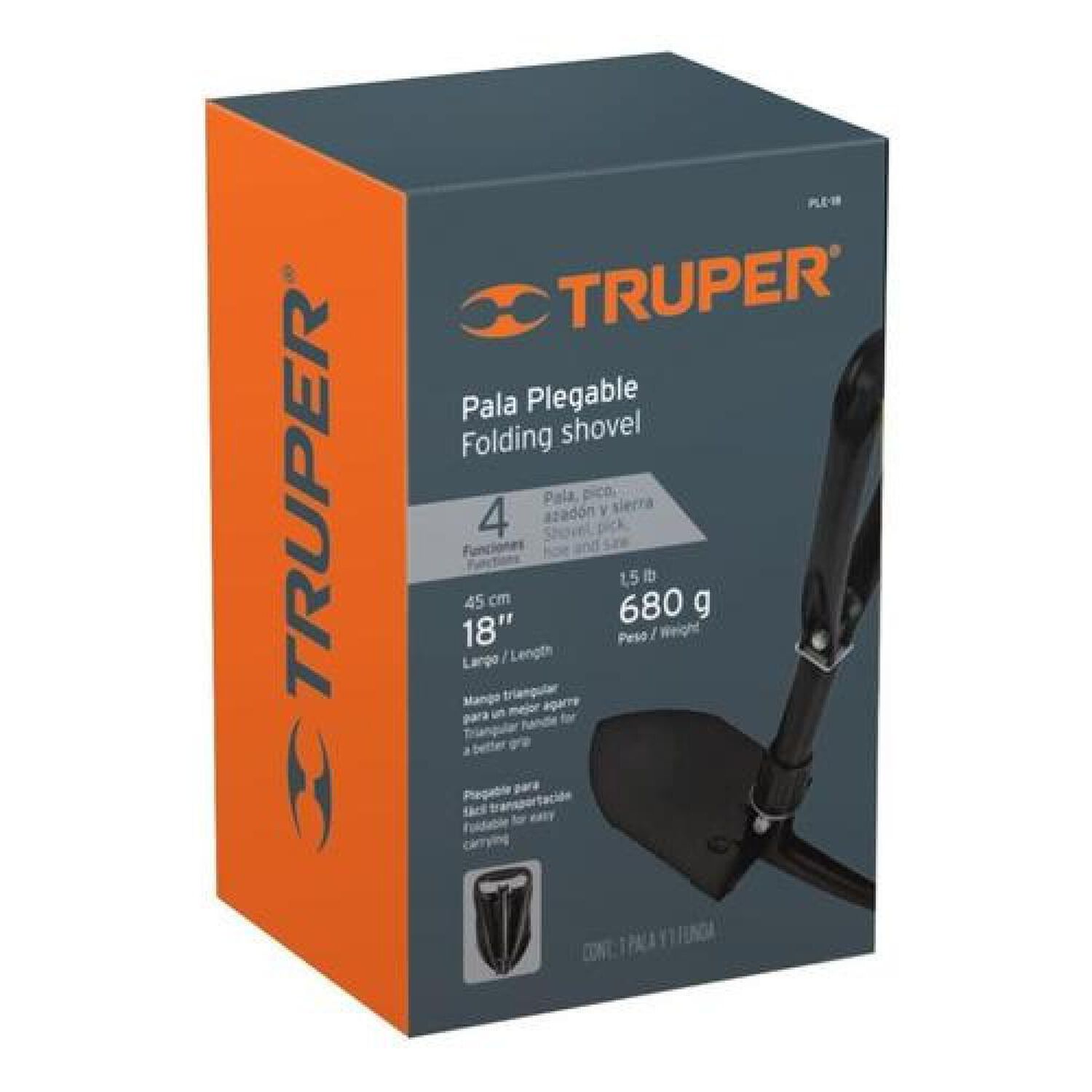Pala Plegable Truper Ple-18 45cm Truper image number 3.0