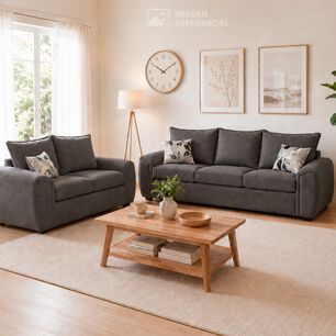 Juego De Living Elegant Detail Houston / 5 Cuerpos