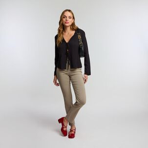 Pantalón Pitillo Strech Tiro Medio Skinny Mujer Kimera Pantalón Pitillo Strech Tiro Medio Skinny Mujer Kimera