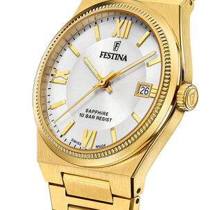 Reloj F20038/1 Festina Swiss Plateado Hombre My Swiss Time