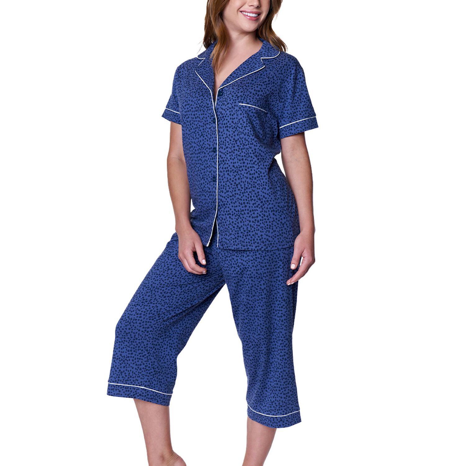 Pijama Abotonado Mujer 8621 image number 0.0