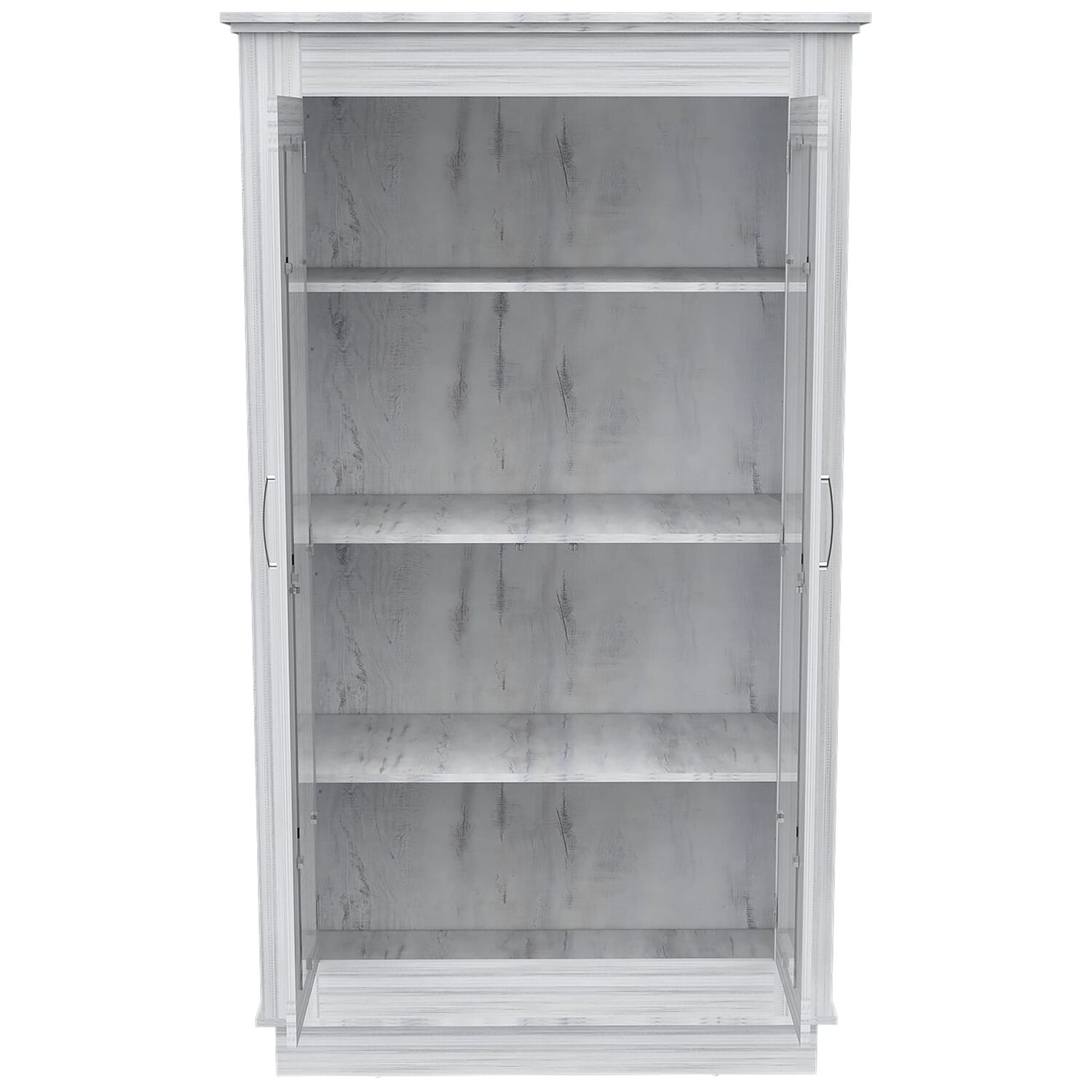 Vitrina 2 Puertas 3 Estantes Fm-005b Blanco image number 4.0
