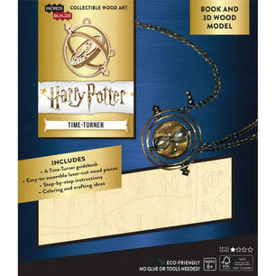 Harry Potter Time-turner Libro Y Modelo Armable En Madera