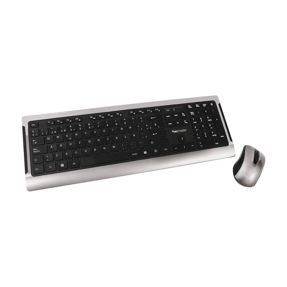 Teclado Y Mouse Inalambrico Teclas Planas Tecmaster Ld100 image number 3.0
