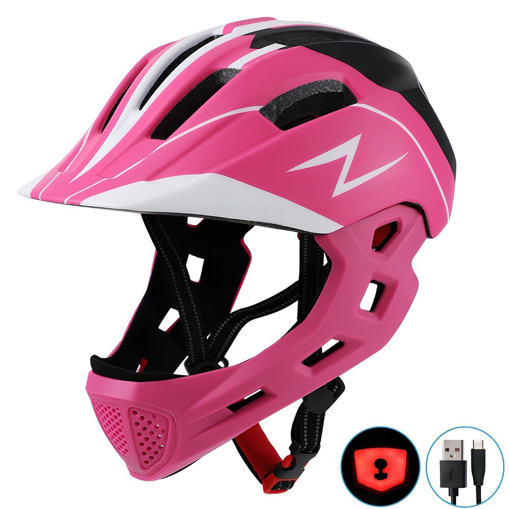 Casco Integral Infantil Bici 2 En 1 Slight Rosado Lubabycas image number 8.0