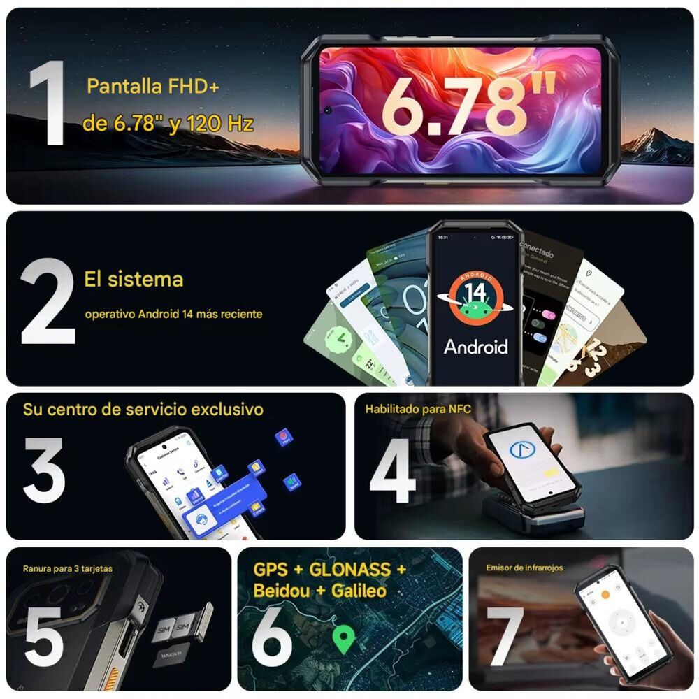 Ulefone Armor 27t | T&eacute;rmica Flir, Visi&oacute;n Nocturna Y 10600mah image number 7.0