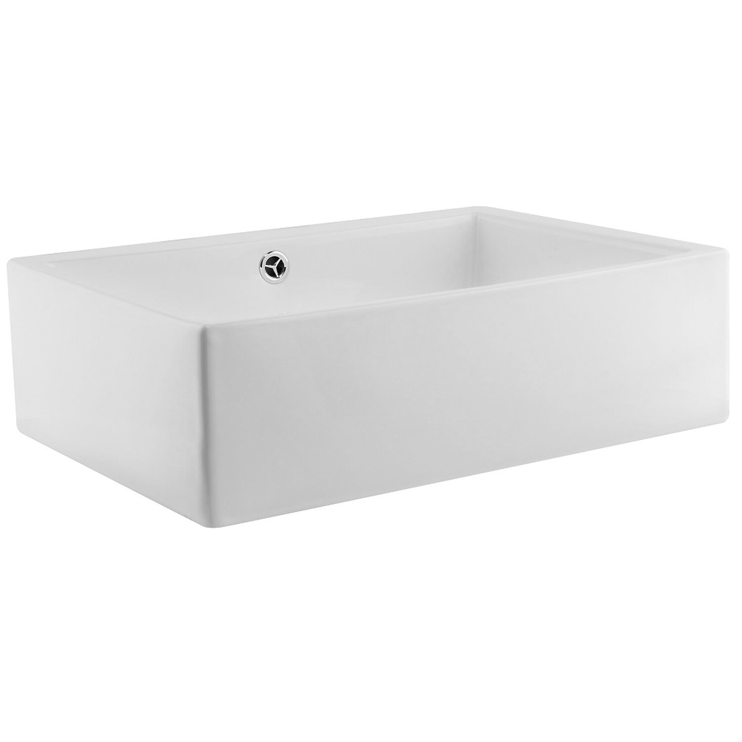 Lavamanos Sobreponer Domsa Slc864 Blanco 51x36x16 Cm image number 1.0