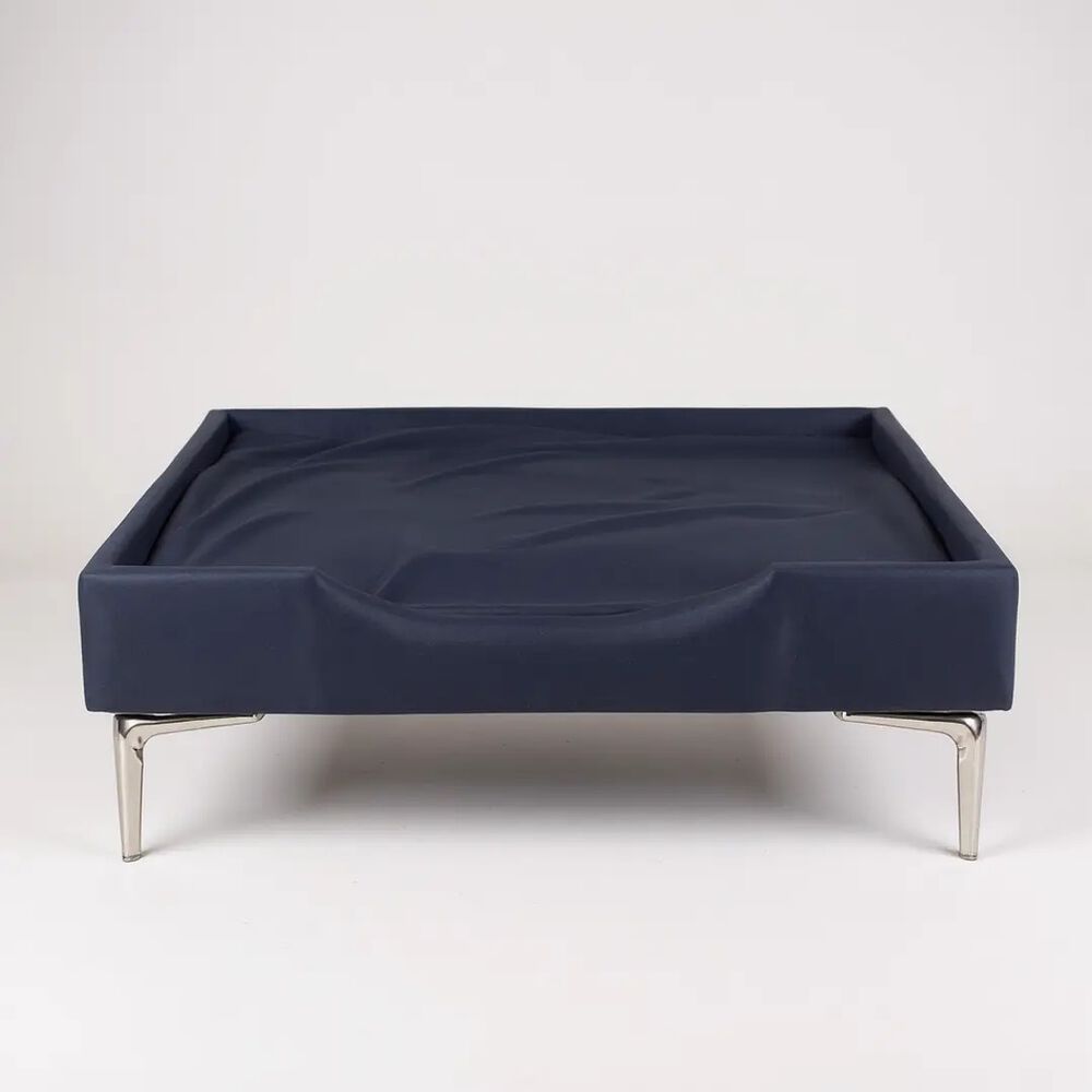 Cama De Mascotas - Talla S (55x40 Cm) / Pata Cromada 15 Cm (negro) image number 1.0