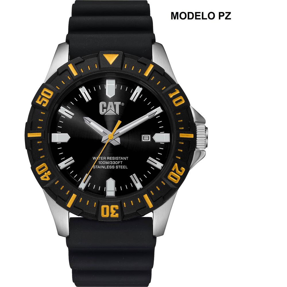 Correa Pulsera Cat Hombre Pz-21 Negro image number 2.0