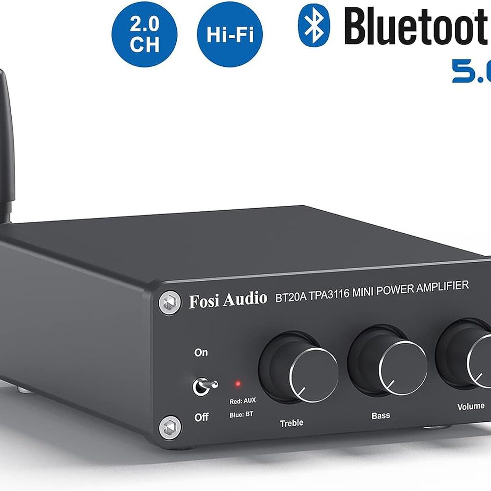 Amplificador Bluetooth 5.0 Clase D 2x100w - Fosi Audio Bt20a image number 2.0