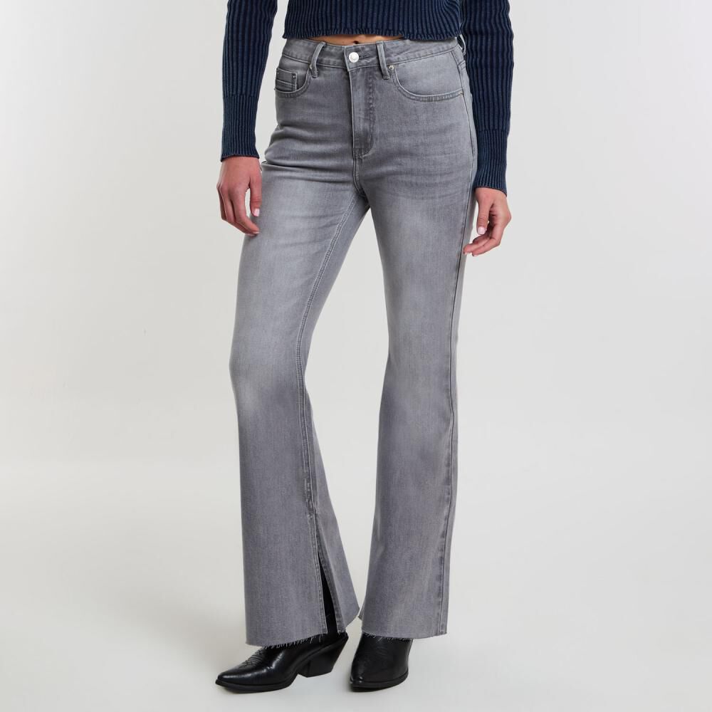 Jeans Tiro Medio Flare Mujer Rolly Go image number 2.0