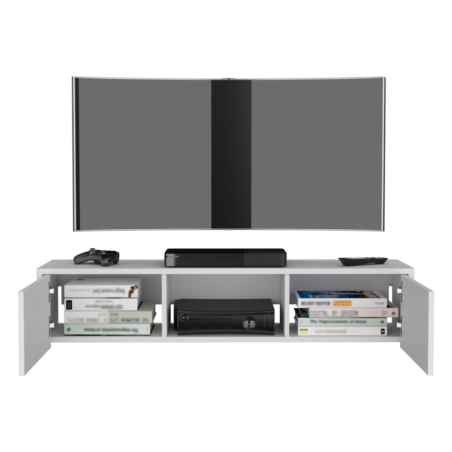 Panel Tv 49" Con 2 Puertas Fm-011 image number 2.0
