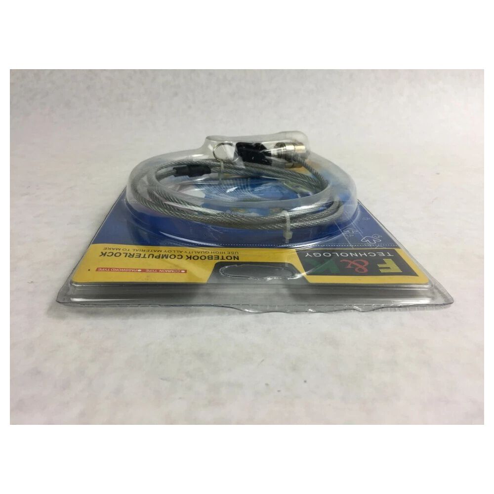 Candado De Cable De Seguridad Con Llave Para Notebook / F&k Technology image number 3.0