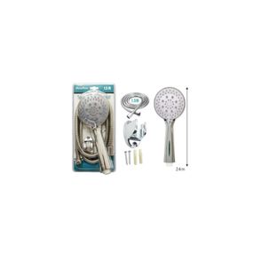 Juego De Ducha Mango Cromada Salida Regulable Flexible 15m