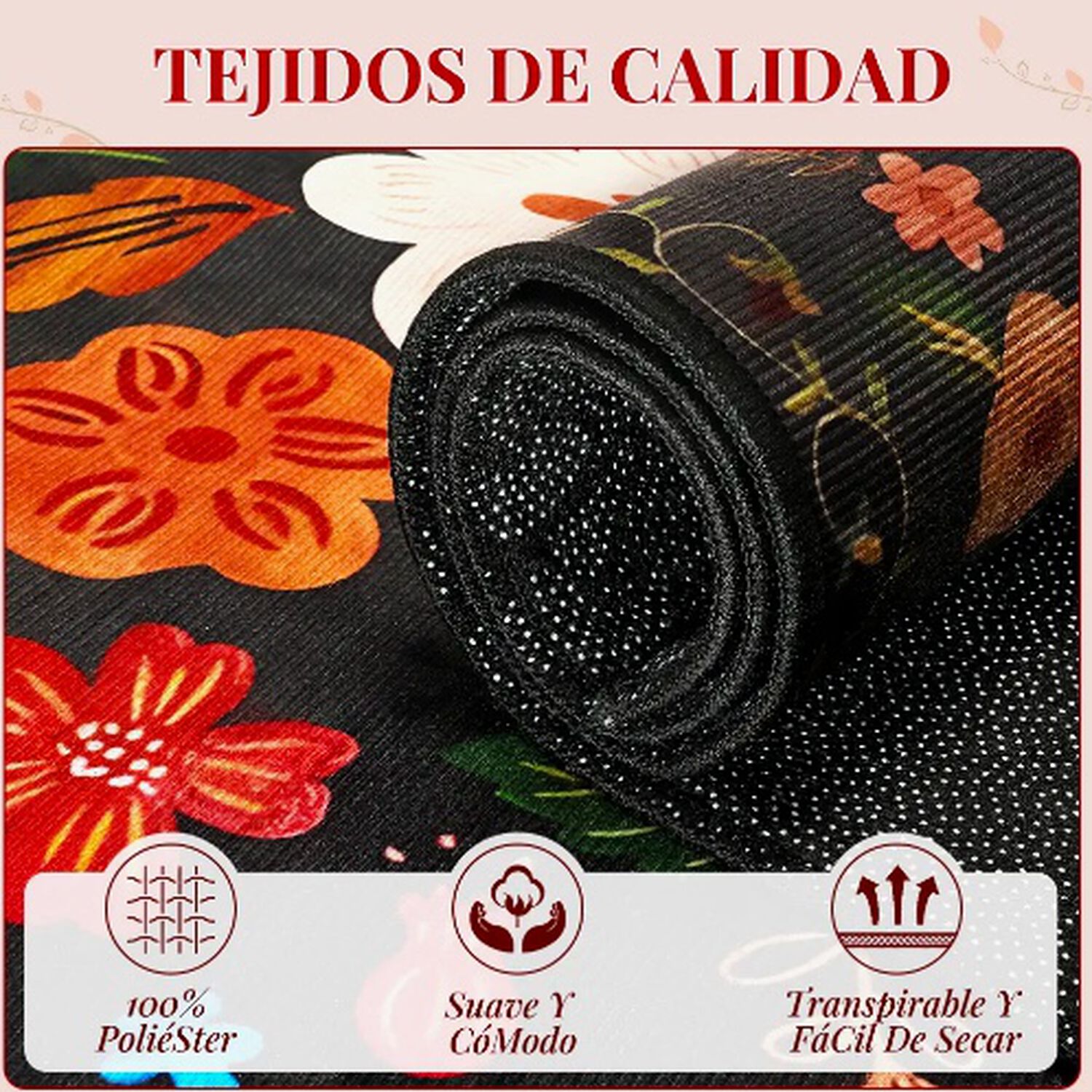 Alfombra Vintage Lavable Antideslizantes image number 1.0