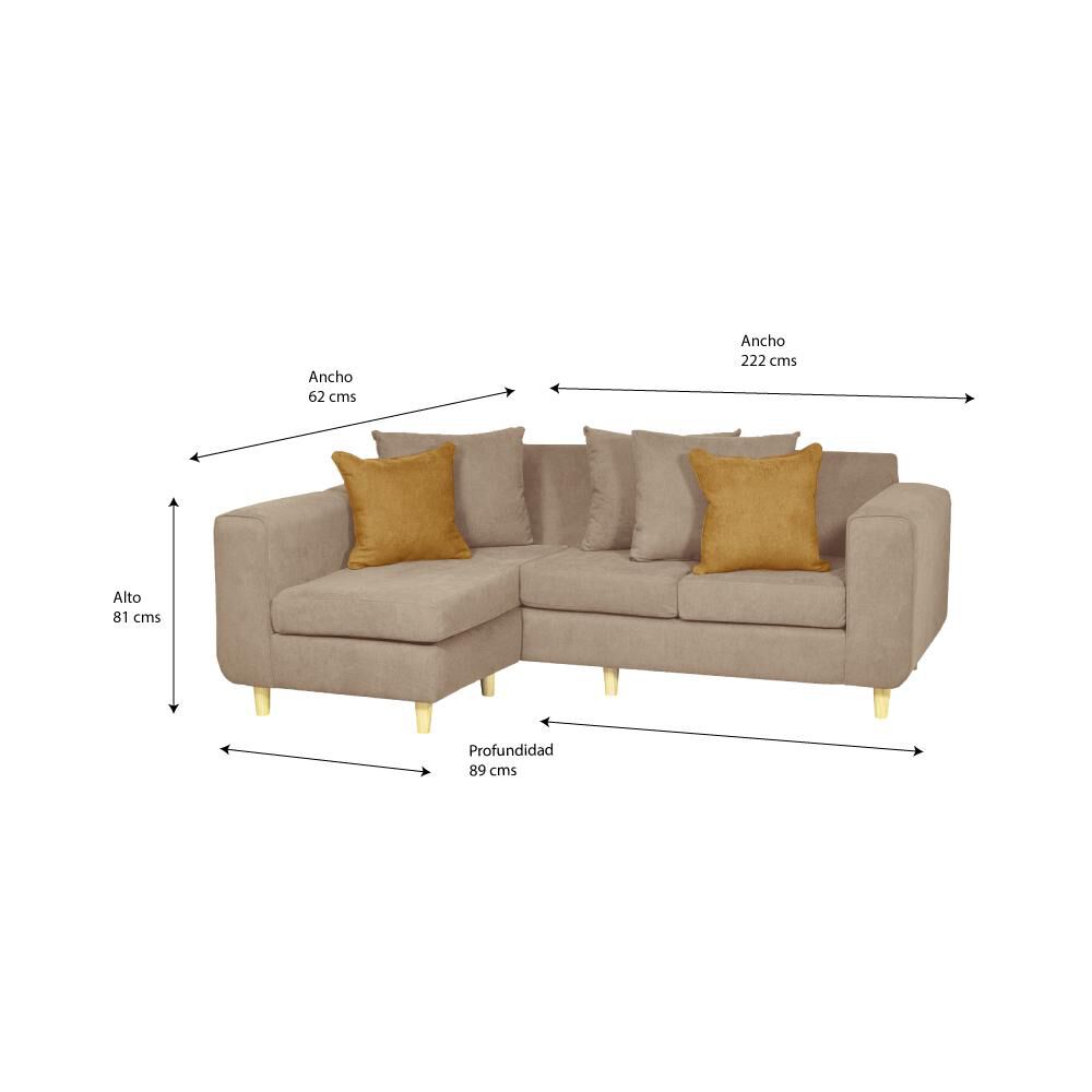 Sofa Seccional Innova Mobel Eagle image number 1.0