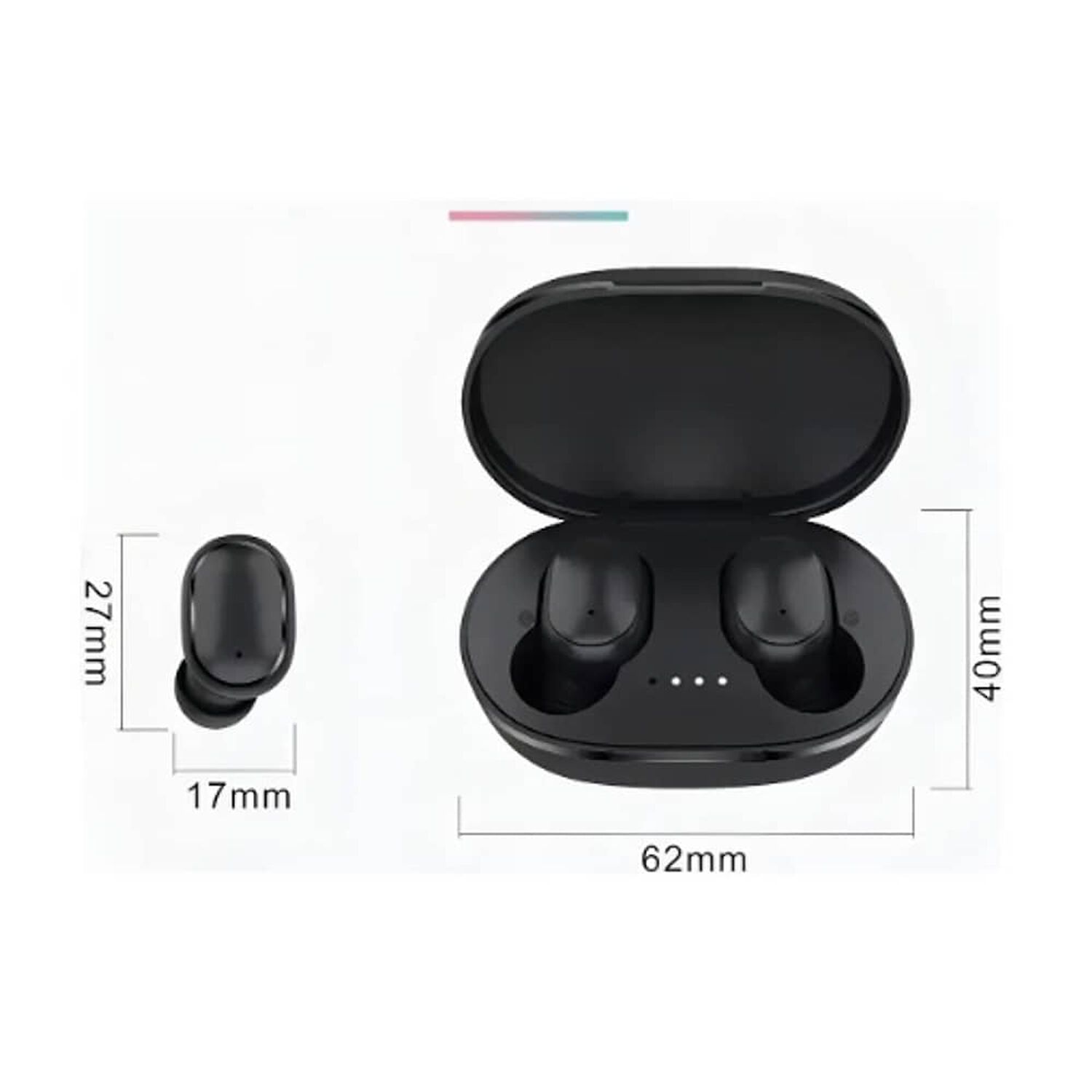 Aud&iacute;fonos In-ear Inal&aacute;mbricos In-ear Negro image number 2.0