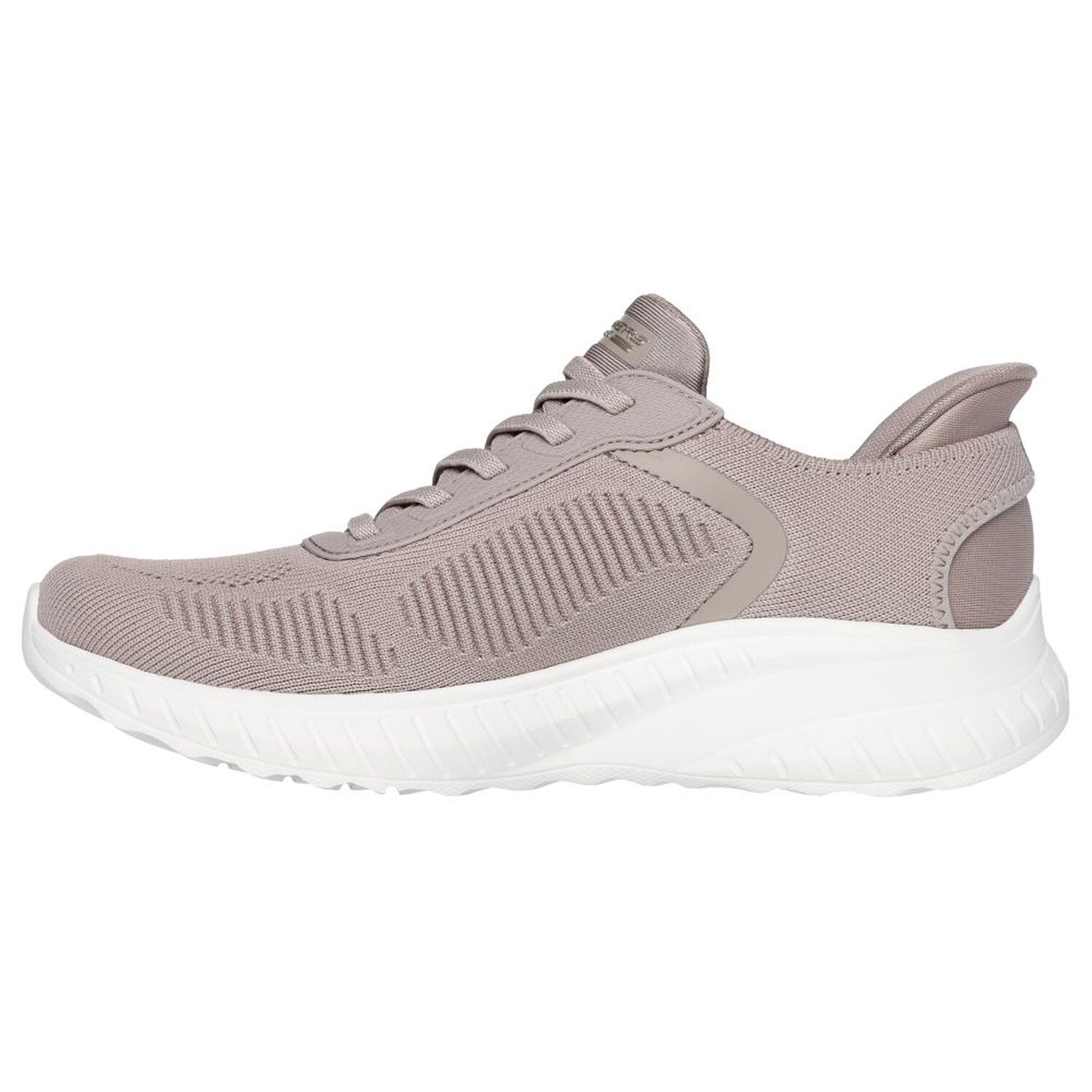 Zapatilla Urbana Mujer Skechers Bobs Squad Chaos Beige image number 2.0